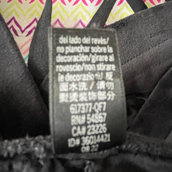 Victoria Secret On Point Black Velvet Sweatpants XL - Picture 6 of 8